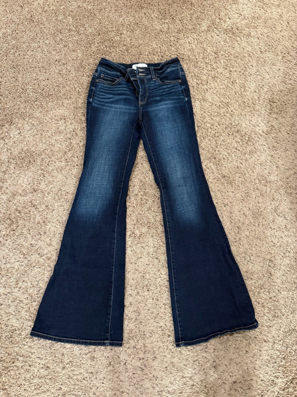 BKE Dark Indigo Flare Jeans